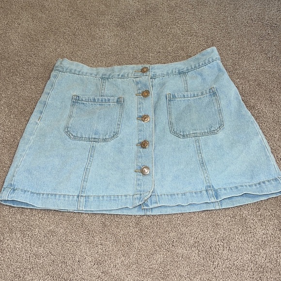Forever 21 denim skirt size 27 - Picture 1 of 2